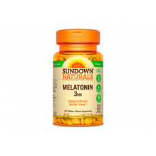 SUNDOWN NATURALS MELATONIN 3MG - 120 CAPSULAS