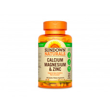 SUNDOWN NATURALS CALCIUM MAGNESIUM E ZINC - 100 COMPRIMIDOS