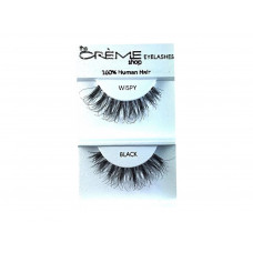 CILIOS POSTIÇOS THE CREME EYELASHES  #WISPY - PRETO