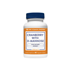 THE VITAMIN SHOPPE CRANBERRY WITH D-MANNOSE - 60 CAPSULAS
