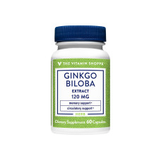 THE VITAMIN SHOPPE GINKGO BILOBA 120MG - 60 CAPSULAS 