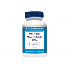 THE VITAMIN SHOPPE CALCIUM  MAGNESIUM ZINC - 100 CAPSULAS