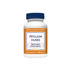 THE VITAMIN SHOPPE PSYLLIUM HUSKS - 100 CAPSULAS